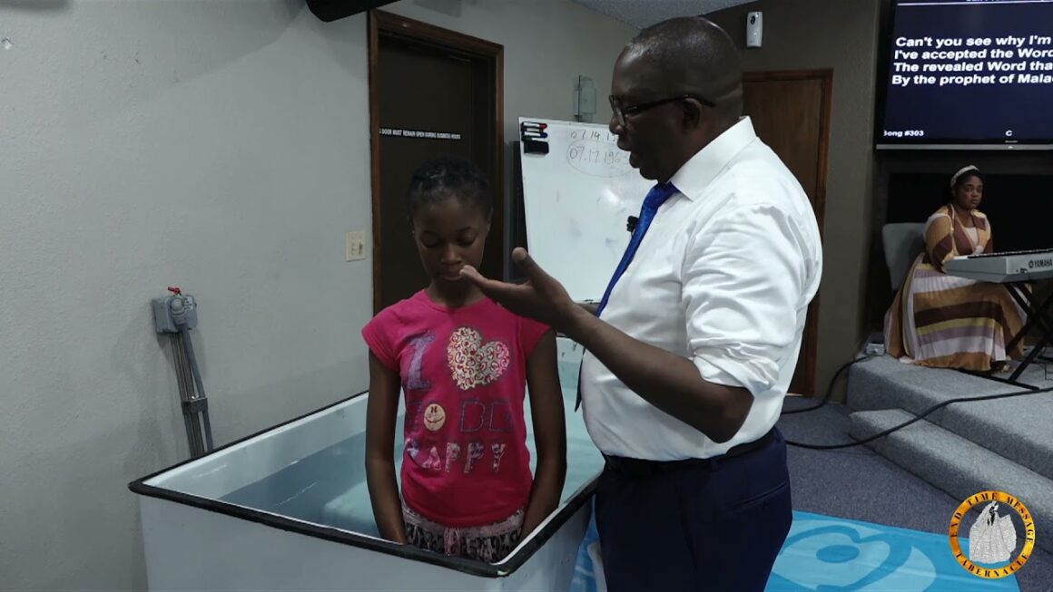 Sis Faith Mavinga’s Baptism Service