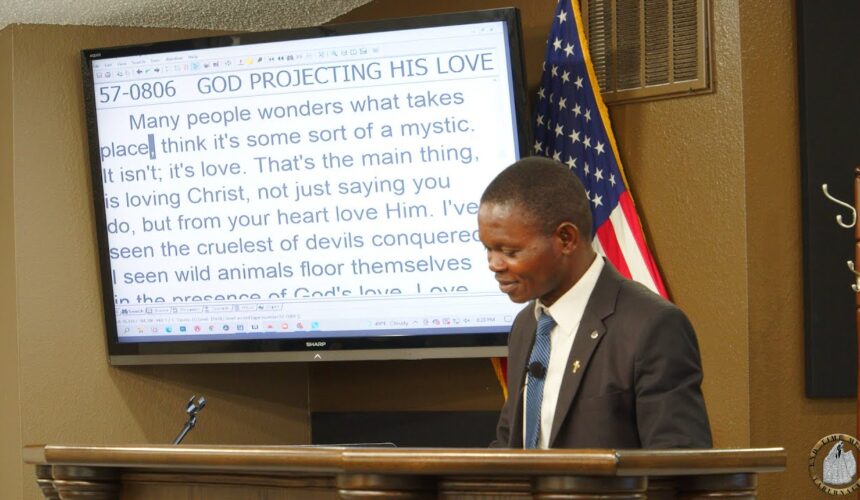 22-0504 | GOD PROJECTING HIS LOVE : Bro Branham Lunda